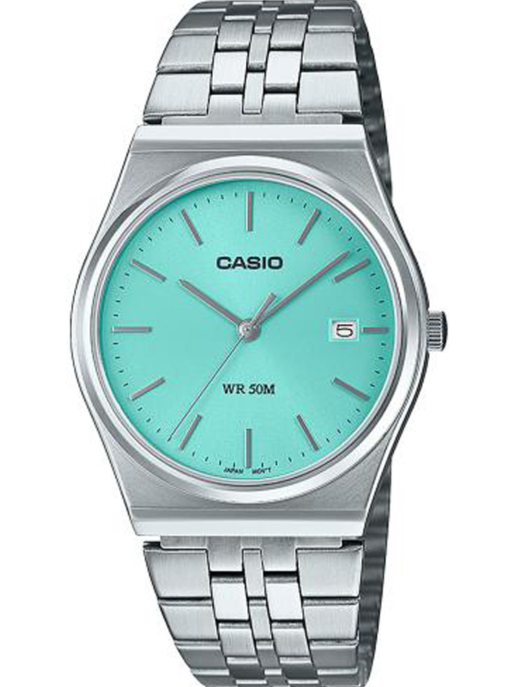 Montre Acier Casio cadran bleu clair MTP-B145D-2A1VEF - style classique