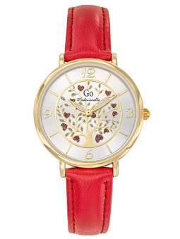 Montre femme Go cuir rouge...