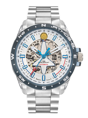 Montre Automatique Athos 8 Acier Patrouille de France Homme