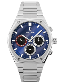 Montre homme multifonctions Pierre Lannier Copilote 230F161 - Style rétro vintage - vue de face