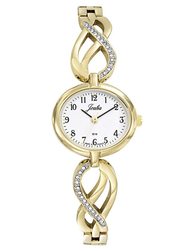 Montre femme Joalia dorée ovale 630562 - style bijou et élégant