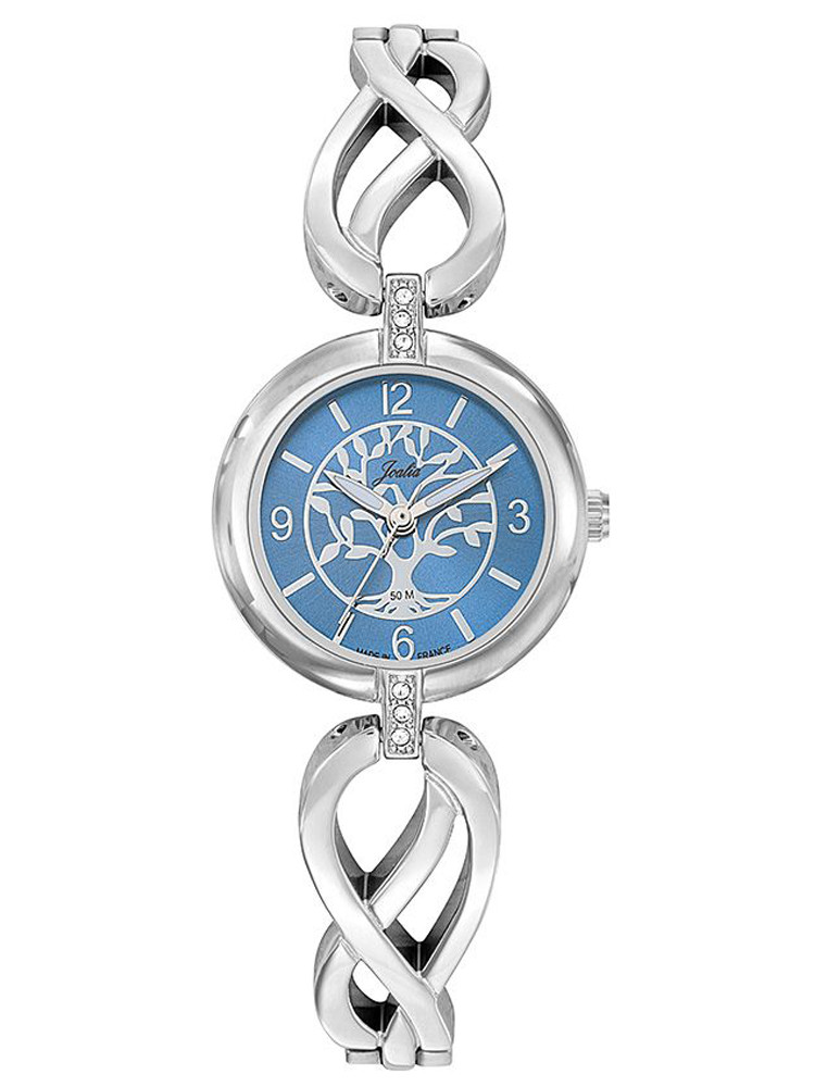 Montre Joalia femme cadran bleu arbre de vie 633470 - style bijou