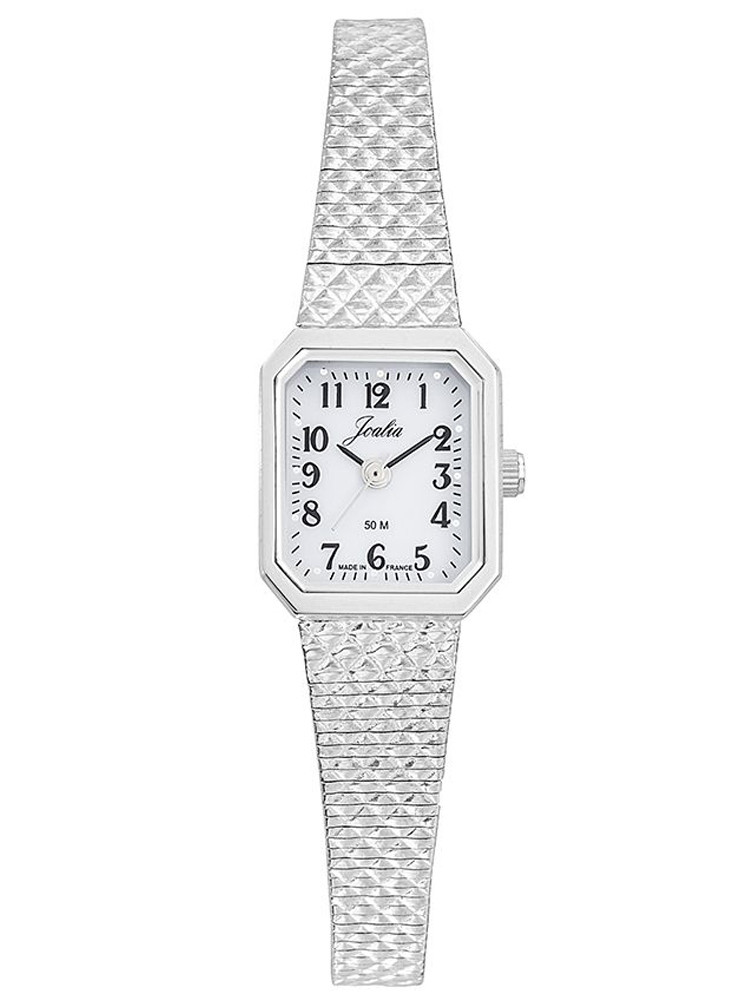 Montre Joalia femme rectangulaire fine 633471 - style bijoux et élégant