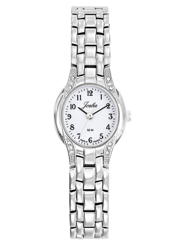 Montre femme Joalia couleur argent strass 633479 - style raffiné