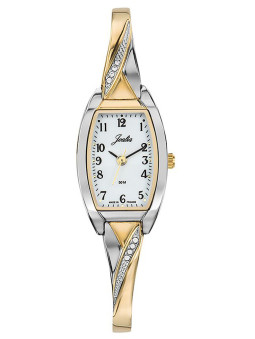 Montre bicolore femme Joalia rectangulaire 634010 - Style raffiné