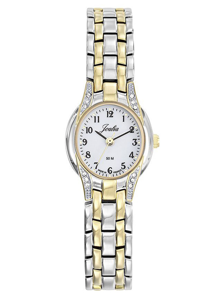 Montre femme Joalia bicolore strass 634120 - style raffiné et élégant