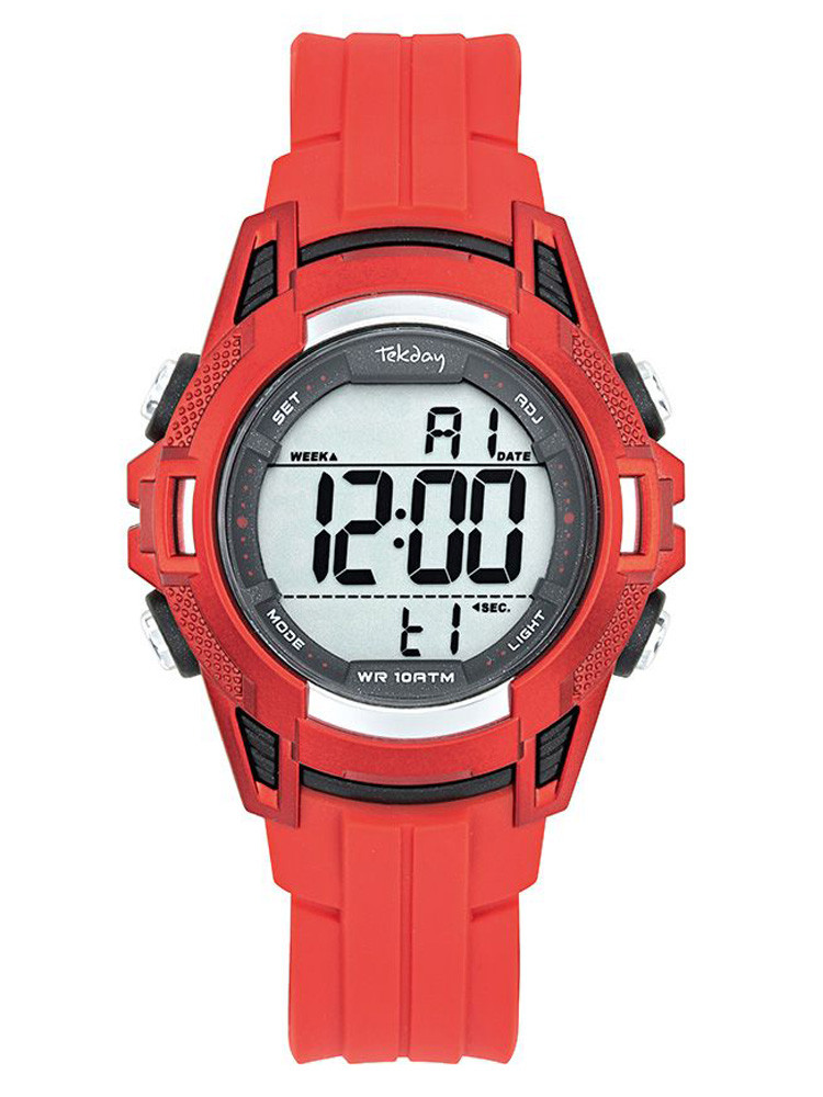 Montre junior Tekday rouge sport 654788