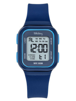 Montre mixte rectangulaire Tekday 654884