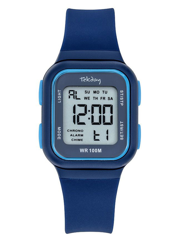 Montre mixte rectangulaire Tekday 654884