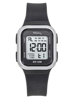 Montre mixte rectangulaire Tekday 654914