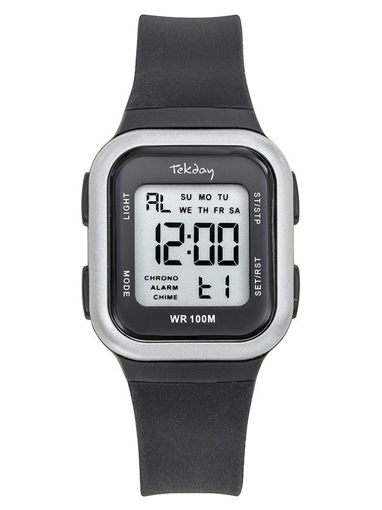 Montre mixte rectangulaire Tekday 654914