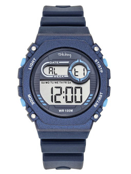 Montre Tekday mixte lunette hexagonale 654906
