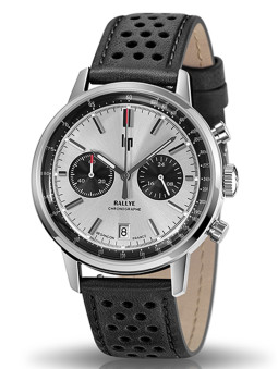 Chronographe Lip rallye noir et gris 671811 - Style sport automobile