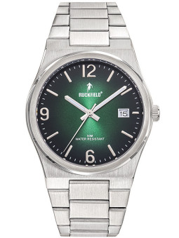 Montre acier homme Ruckfield cadran vert et noir 685215 - Style classique