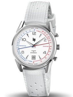 Coffret Montre femme Lip Courage et Dévouement 671707 - Style sport - Bracelet caoutchouc