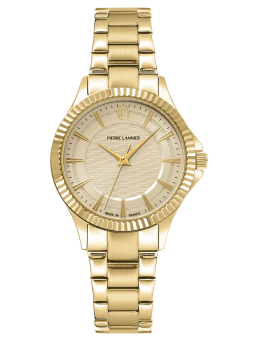 Montre dorée femme Pierre Lannier 018Q542 - style élégant