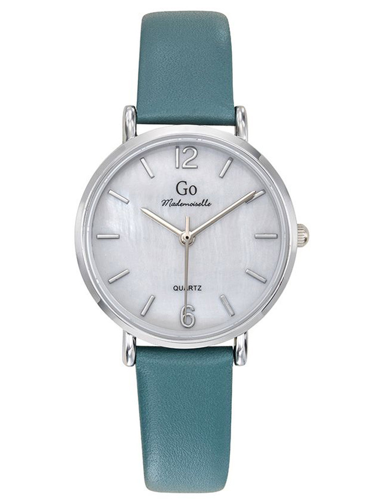 Montre Go femme bracelet cuir vert 699616 - style classique