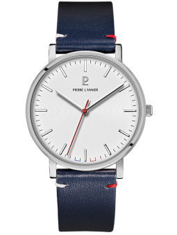Montre homme Pierre Lannier cadran blanc 217G106 - style simple