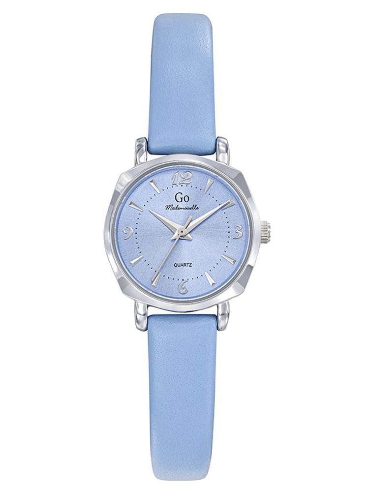 Montre femme Go bracelet cuir bleu 699621 - Style classique