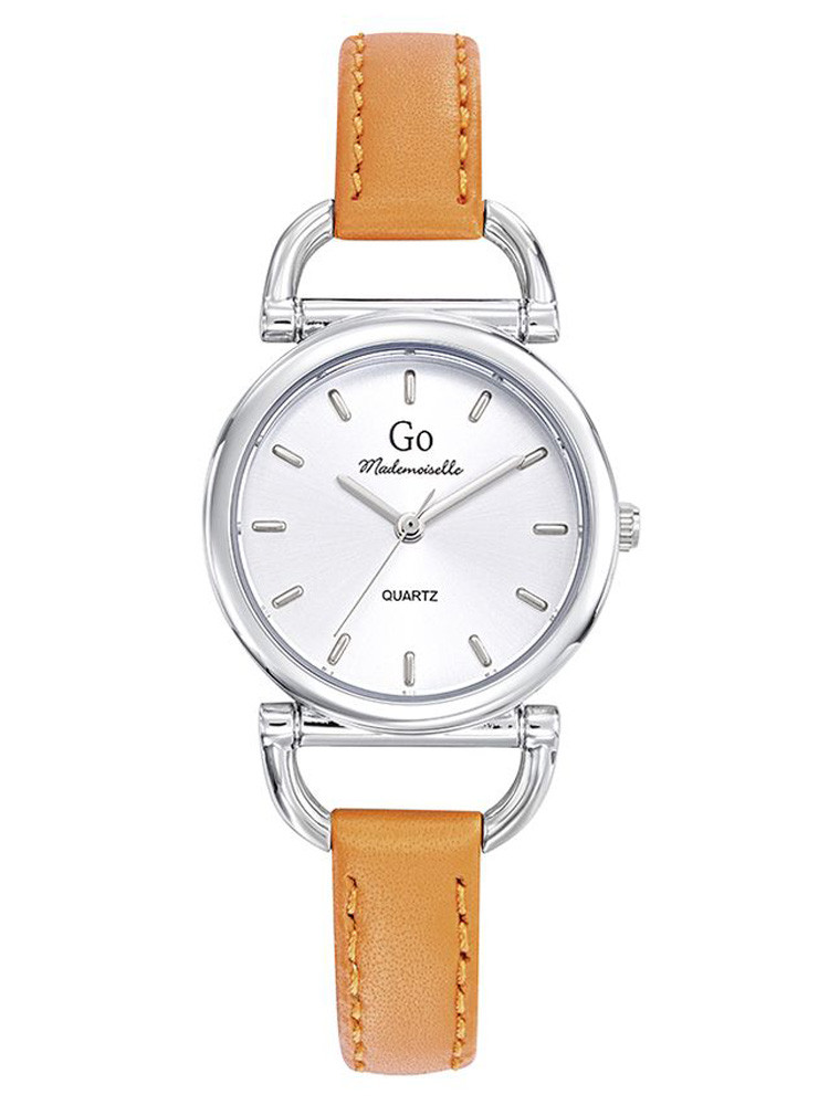 Montre femme Go bracelet cuir orange 699626 - Style équestre