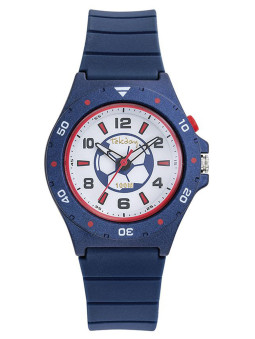 Montre enfant foot Tekday bleue 654951 - style sportif
