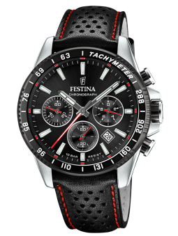 Montre chronographe noire...