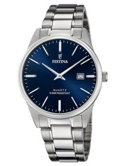 Montre homme cadran bleu...