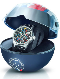 Coffret casque Patrouille de France montre automatique tout acier 668908 - dans le casque