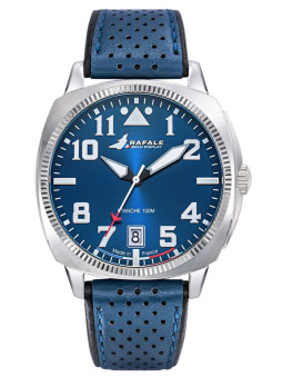 Montre homme carrée bleue...