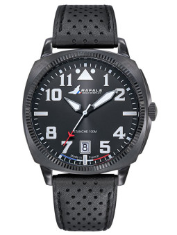 Montre noire homme Rafale...