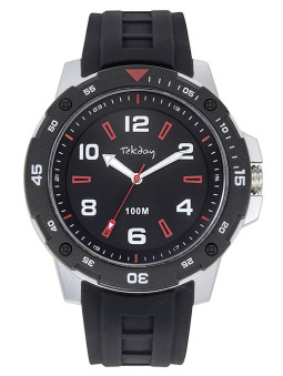 Montre homme Tekday noire...