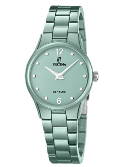 Montre femme céramique verte Festina F20751/3 - vue de face
