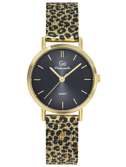 Montre femme léopard cadran noir Go 695673 - style sauvage