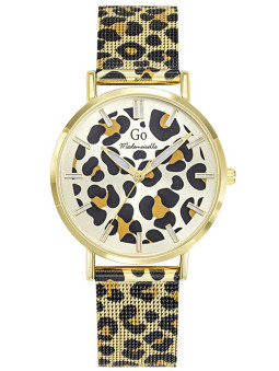 Montre femme motifs léopard Go dorée 695682 - style sauvage