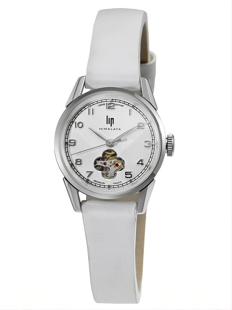 Montre femme coeur battant trefle Lip 671732 - vue de face