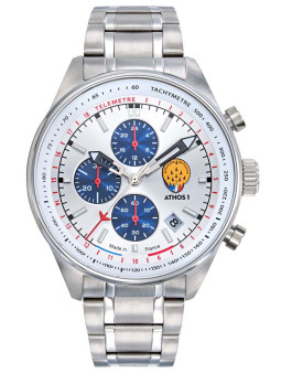 Chronographe homme acier...
