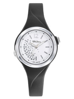 Montre Enfant Noire Strass...
