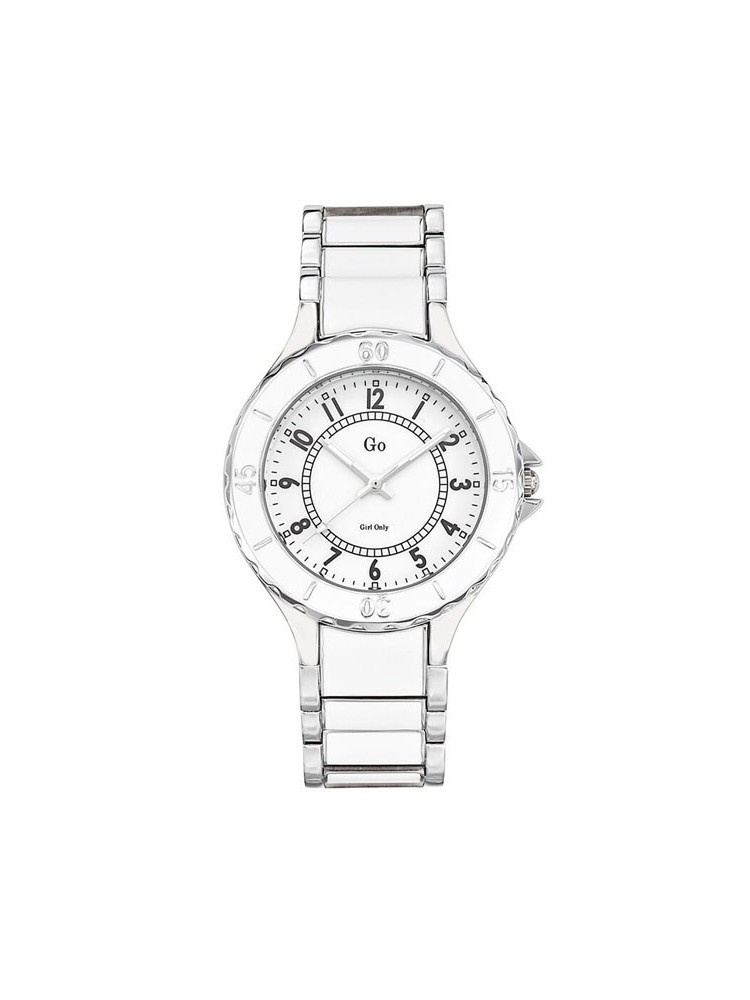 Montre femme Go blanche effet céramique