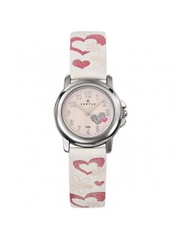 Coffret montre enfant Certus coeur rose + bracelet