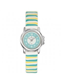 Bracelet de montre Certus jaune bleu et vert