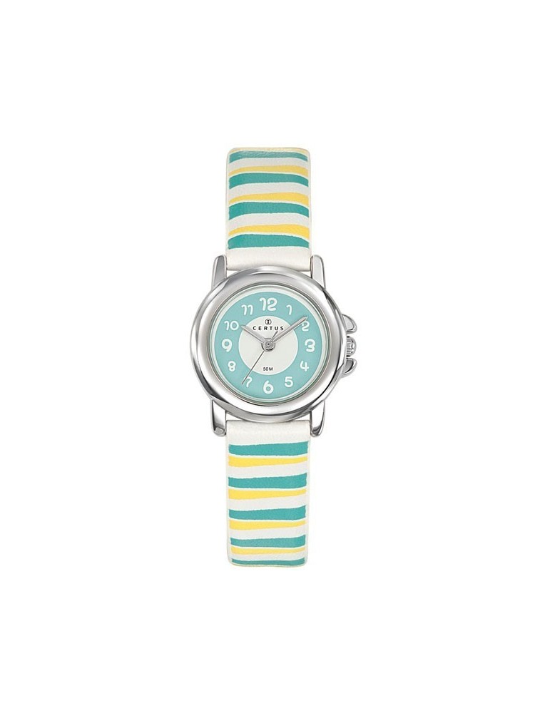 Bracelet de montre Certus jaune bleu et vert