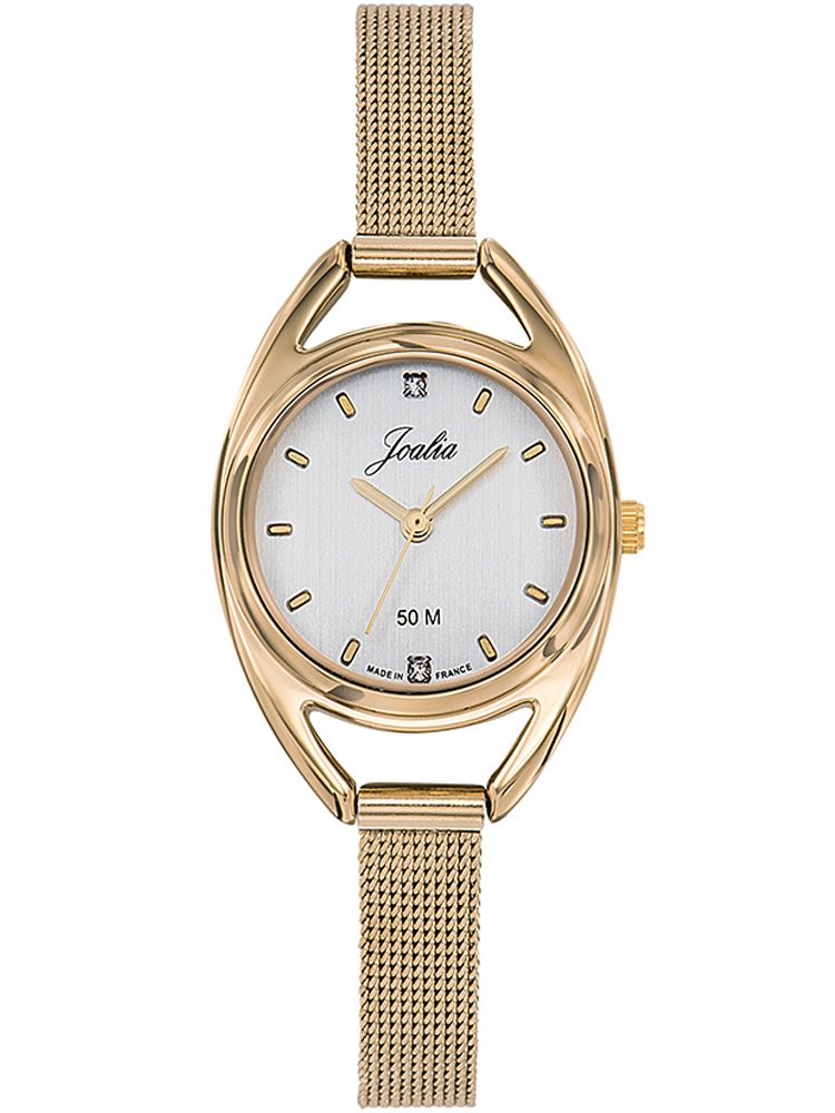 Montre femme Certus Joalia dorée bracelet milanais