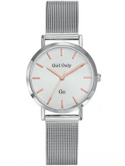 Montre femme Go bracelet milanais boite argentée