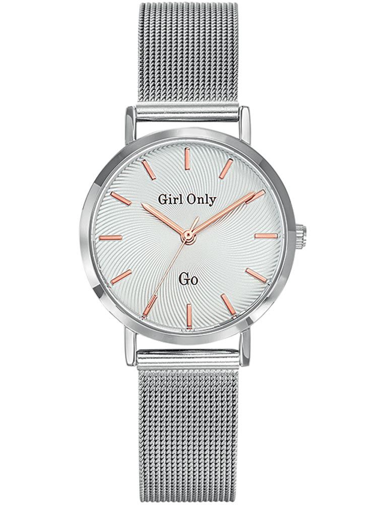 Montre femme Go bracelet milanais boite argentée
