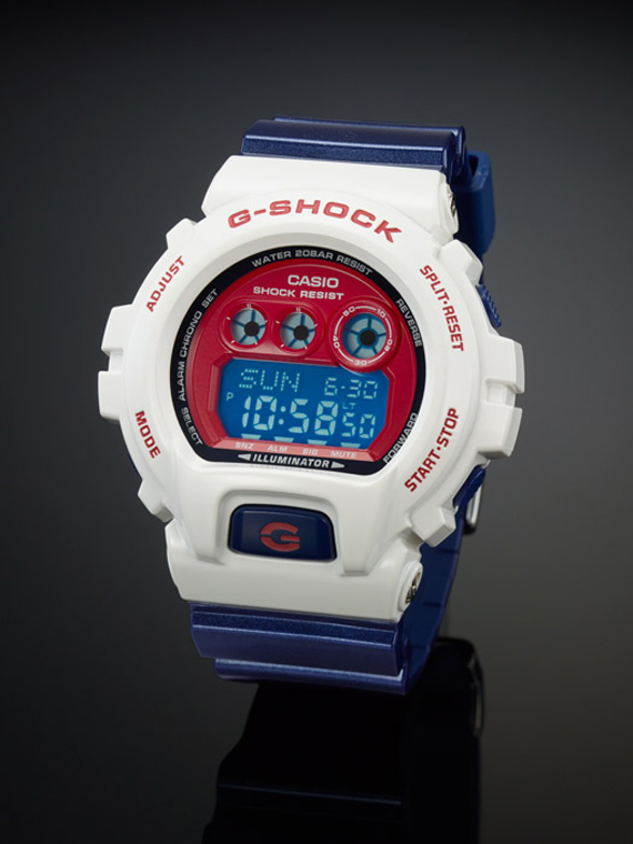 G-Shock bleu et blanc